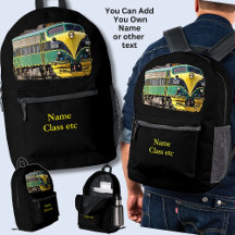 Ajouter un nom, Locomotive Diesel Vert Jaune en no
