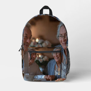 Sac À Dos Imprimé Ajouter une photo d'anniversaire personnalisée