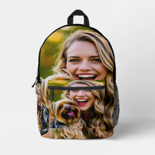 Sac À Dos Imprimé Ajouter une photo de Yorkshire Terrier Personnalis