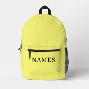 Sac À Dos Imprimé Ajoutez Votre Nom