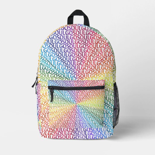 Sac À Dos Imprimé Allez Âme (Recto)