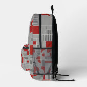 Sac À Dos Imprimé Alliage Crimson (Droite)