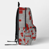 Sac À Dos Imprimé Alliage Crimson (Gauche)