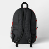 Sac À Dos Imprimé Alliage Crimson (Verso)