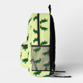 Sac À Dos Imprimé Alligator sur jaune (Droite)