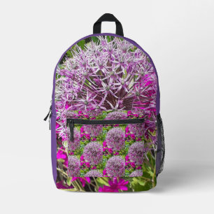 Sac À Dos Imprimé Allium & Fleurs d'été