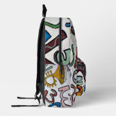 Sac À Dos Imprimé Alphabet coloré (Gauche)