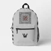 Sac À Dos Imprimé Alternatif géométrique (Recto)