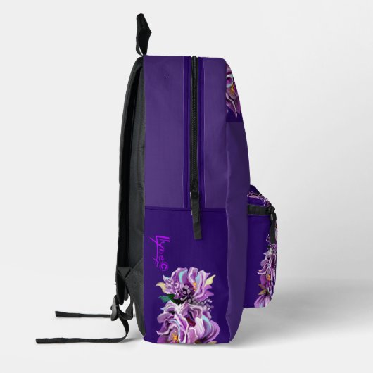 Sac À Dos Imprimé Âme violette (Gauche)