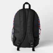 Sac À Dos Imprimé Américaine Argyle (Verso)