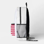 Sac À Dos Imprimé American Flag Design simple et propre (Droite)