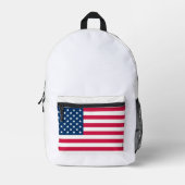 Sac À Dos Imprimé American Flag Design simple et propre (Recto)