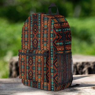 Sac À Dos Imprimé Amérindiens Motifs Boho Culture Arts Abstraits