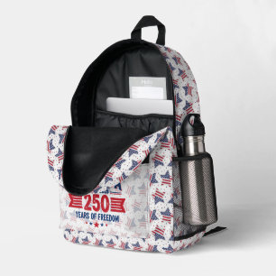 Sac À Dos Imprimé Amérique 1776 2026 250 Ans de Liberté Patriotique