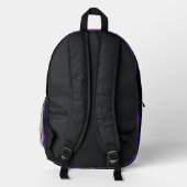 Sac À Dos Imprimé Améthyste Abstrait (Verso)
