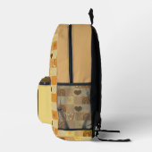 Sac À Dos Imprimé Amour et arc-en-ciel jaune (Droite)