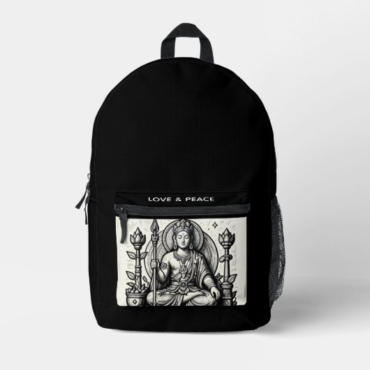 Sac À Dos Imprimé Amour et sérénité paisible (Recto)