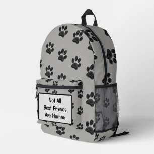 Sac À Dos Imprimé Amoureux des chiens Best Friends Puppy Empreinte d