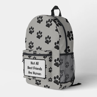 Sac À Dos Imprimé Amoureux des chiens Best Friends Puppy Empreinte d