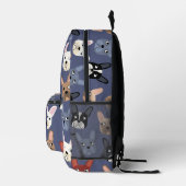 Sac À Dos Imprimé Amusant French Buldog (Droite)
