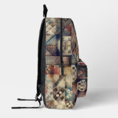 Sac À Dos Imprimé Ancien Motif de surfaces composées (Gauche)