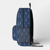 Sac À Dos Imprimé Ancre de la mer de Knit (Droite)