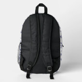 Sac À Dos Imprimé Ancres bleues et blanches (Verso)