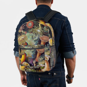 Sac À Dos Imprimé Anémones sous-marines vintages par Ernst Haeckel