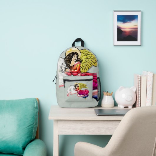 Sac À Dos Imprimé Ange de paix et d'harmonie (Insitu)