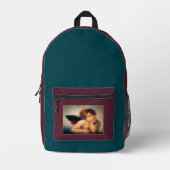 Sac À Dos Imprimé Ange Putti (Recto)
