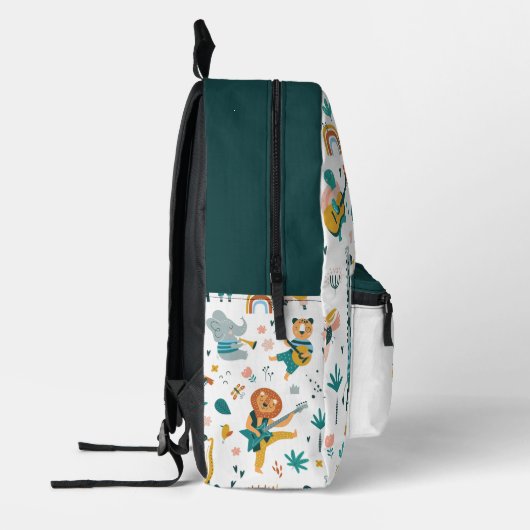 Sac À Dos Imprimé Animaux de la forêt musicale (Gauche)