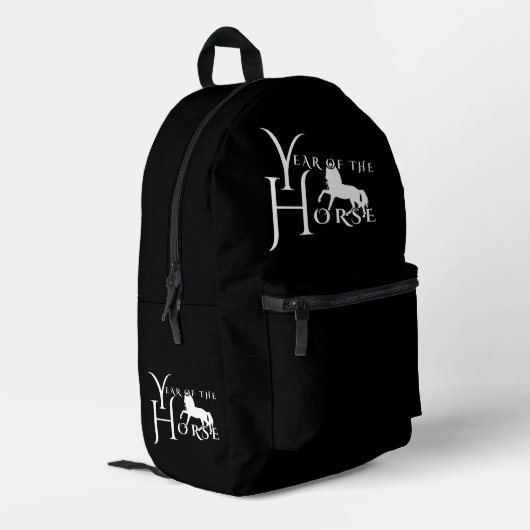 Sac À Dos Imprimé Année du cheval (Coin arrière gauche)