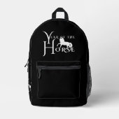 Sac À Dos Imprimé Année du cheval (Recto)