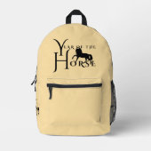 Sac À Dos Imprimé Année du cheval (Recto)