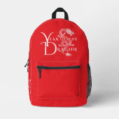 Sac À Dos Imprimé Année du dragon (Recto)