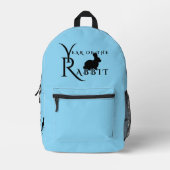Sac À Dos Imprimé Année du lapin (Recto)