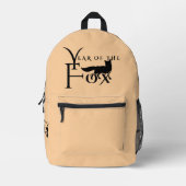 Sac À Dos Imprimé Année du renard (Recto)