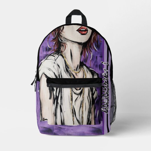 Sac À Dos Imprimé Anonymat 1 (Recto)