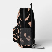 Sac À Dos Imprimé Appréciable Pêche d'Art Moderne / Noir (Droite)