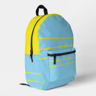 Sac À Dos Imprimé Aqua Avec Jaune