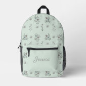 Sac À Dos Imprimé Aquarelle assez élégante Florale (Recto)