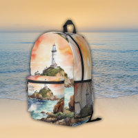 Aquarelle croquis Byron Bay Lighthouse Monogramme 