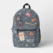 Sac À Dos Imprimé Aquarelle de base-ball de base-ball étoile (Recto)