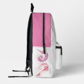 Sac À Dos Imprimé Aquarelle Fleur Rose Potion Fée Champion (Gauche)