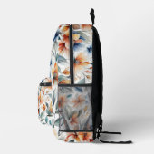 Sac À Dos Imprimé Aquarelle Florale Beauté II (Droite)