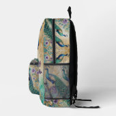 Sac À Dos Imprimé Aquarelle florale Paisley Peacock (Droite)