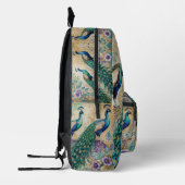 Sac À Dos Imprimé Aquarelle florale Paisley Peacock (Gauche)