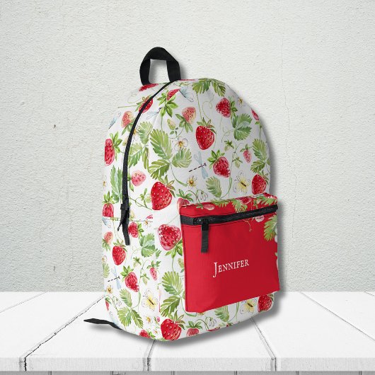 Sac À Dos Imprimé Aquarelle mignonne Fruit Motif sur mesure