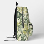 Sac À Dos Imprimé Aquarelle Motif vert et jaune feuille (Gauche)