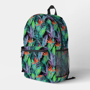 Sac À Dos Imprimé Aquarelle Oiseau Du Paradis